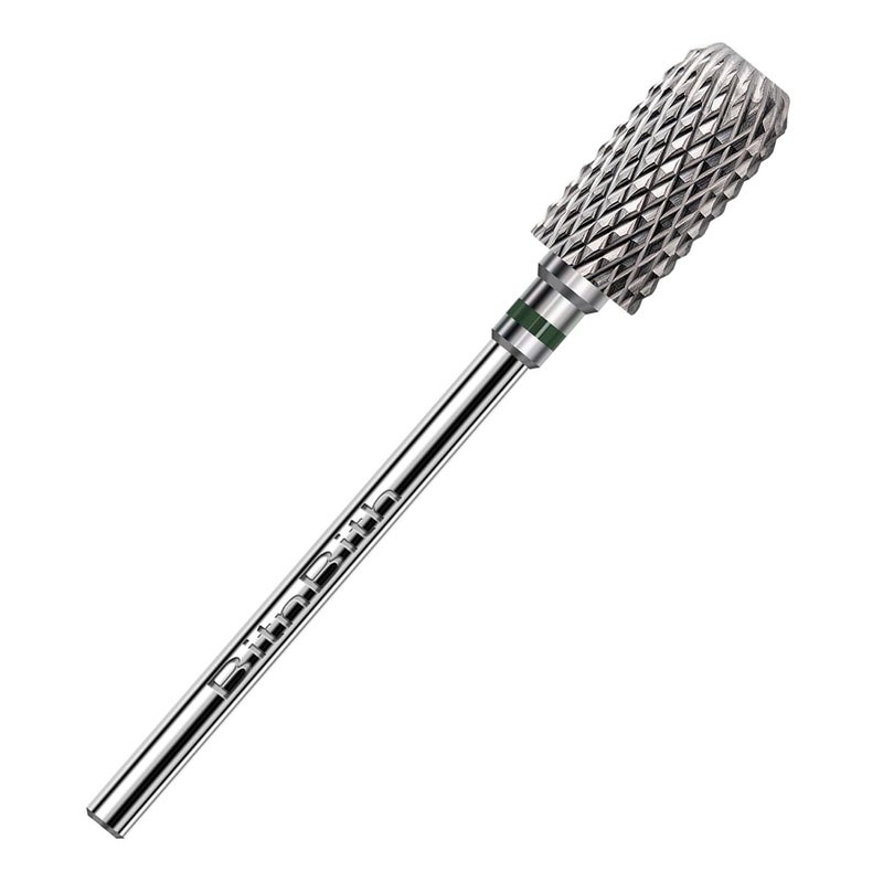 BitnBith Nail Drill Bit 3/32”, Fast Remove for Acrylic or Hard Gel,Barrel Nail File Carbide Bit for Nail Cuticle Gel Dipping Powder Polishing, Professional Manicure Pedicure Nail Art Tool,Coarse - Image 1
